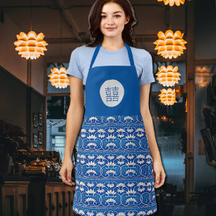 Chinesisches Blütenglück Schürze