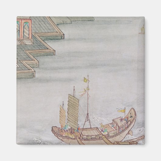 Chinesisches Boot Magnet (Vorne)