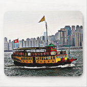 Chinesisches Boot Victoria Harbour Hong Kong Mousepad (Vorne)