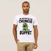CHINESISCHES BUFFET Funny T - Shirt (Vorne ganz)
