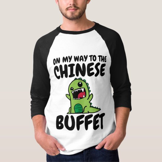CHINESISCHES BUFFET Funny T - Shirt (Vorderseite)