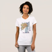chinesisches butterdog mit Haube T-Shirt (Vorne ganz)