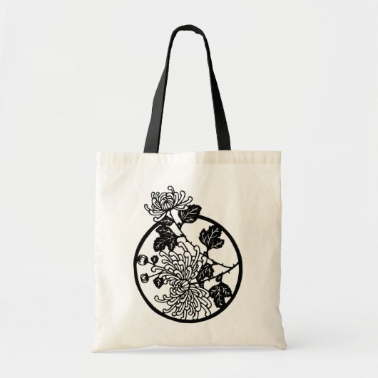 Chinesisches Chrysanthemum - Tote Tag Tragetasche (Vorne)