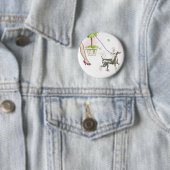 Chinesisches Crested-Walking mit Mama Button-Butto Button (Beispiel)