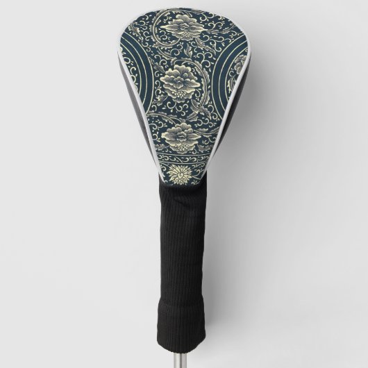 Chinesisches Dekorationsmuster Golf Head Cover Headcover (Vorderseite)