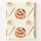 Chinesisches Dim Sum ReciJournal Notizblock (Rückseite)