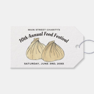 Chinesisches Dim Sum Shumai Dumplings Food Festiva Geschenkanhänger