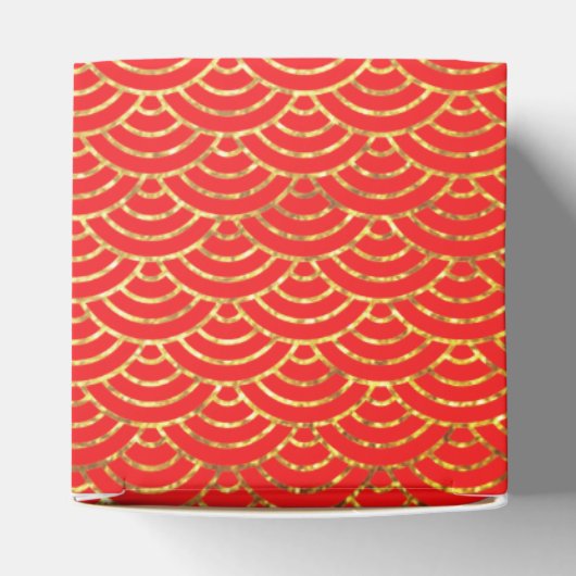 Chinesisches doppeltes Glück Hochzeitsgeld Gold Ro Geschenkschachtel (Oben)