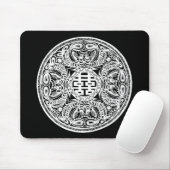 Chinesisches doppeltes Glück Mousepad (Mit Mouse)