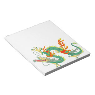 Chinesisches Drachen Notizbuch Notizblock