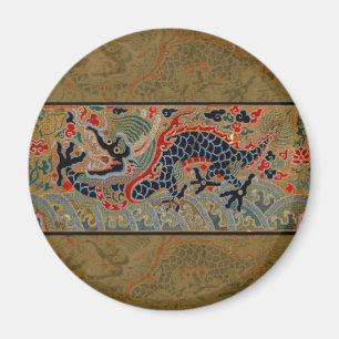 Chinesisches Drachen-Symbol Antiquität Asiatisch Magnet