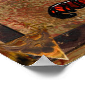 Chinesisches Drachenmotiv Poster (Ecke)