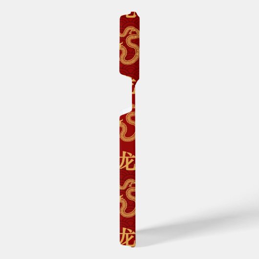 Chinesisches Drachenmuster Jahr des Drachen 2024 iPhone Hülle (Rechte Seite)