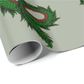 Chinesisches Drachenpapier Geschenkpapier (Rolleneckpunkt)