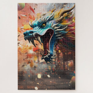 chinesisches Drachensymbol 2024 Puzzle