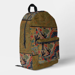 Chinesisches Drachensymbol Antiasiatisch Bedruckter Rucksack