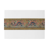 Chinesisches Drachensymbol Antiasiatisch Einladungsbanderole (Rückseitenbeispiel)
