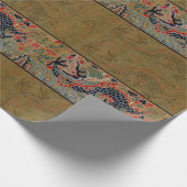 Chinesisches Drachensymbol Antiasiatisch Geschenkpapier (Ecke)