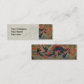 Chinesisches Drachensymbol Antiasiatisch Mini Visitenkarte (Vorne/Hinten)