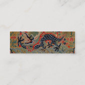 Chinesisches Drachensymbol Antiasiatisch Mini Visitenkarte (Rückseite)