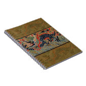 Chinesisches Drachensymbol Antiasiatisch Notizblock (Rechte Seite)