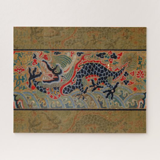 Chinesisches Drachensymbol Antiasiatisch Puzzle (Horizontal)