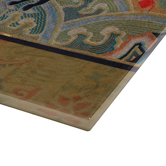 Chinesisches Drachensymbol Antiasiatisch Schneidebrett (Ecke)