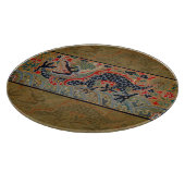 Chinesisches Drachensymbol Antiasiatisch Schneidebrett (Ecke)