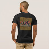 Chinesisches Drachensymbol Antiasiatisch T-Shirt (Schwarz voll)