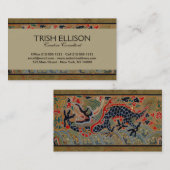 Chinesisches Drachensymbol Antiasiatisch Visitenkarte (Vorne/Hinten)