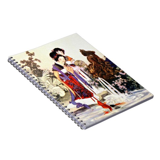 Chinesisches Dragon Fotain-Notebook Notizblock (Rechte Seite)