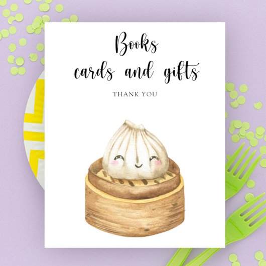 Chinesisches Dumping - Bücherkarten und -geschenke Poster