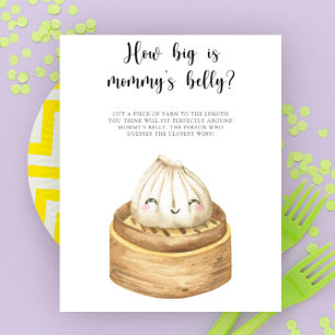 Chinesisches Dumpling - wie groß ist Mama's Bauchs Poster