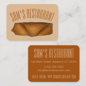 Chinesisches Ei Roll Eggroll Restaurant Koch Koch Visitenkarte (Vorne/Hinten)