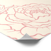 Chinesisches elegantes Hochzeitsszenario Poster (Ecke)