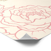 Chinesisches elegantes Hochzeitsszenario Poster (Ecke)