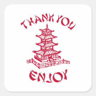 Chinesisches Essen dank Triangle Sticker
