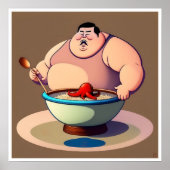 Chinesisches Essen - Kunstdruck Poster (Vorne)