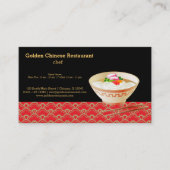 chinesisches Essen Visitenkarte (Vorderseite)