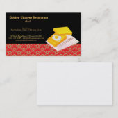 chinesisches Essen Visitenkarte (Vorne/Hinten)