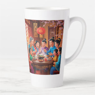 Chinesisches Familienfest Milchtasse