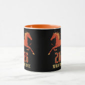 Chinesisches Feuerpferd Neujahr 2026  Tasse (Zentrum)