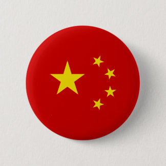 Chinesisches Flaggen-Emblem Button