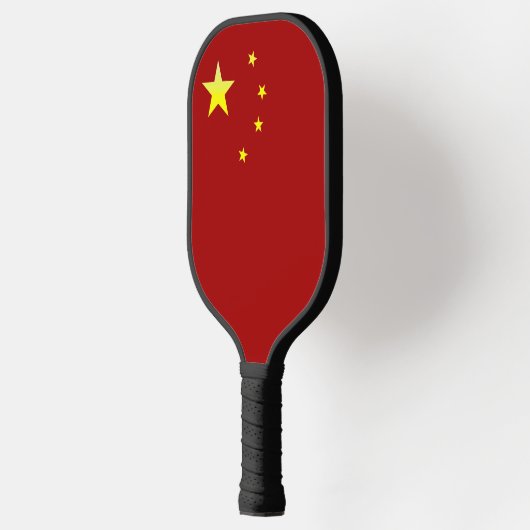 chinesisches Flaggenemblem Pickleball Schläger (Links)