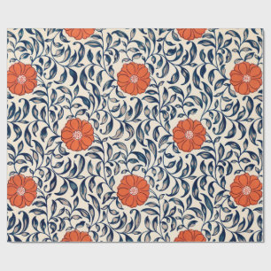 CHINESISCHES FLORALLPATTERPAPIER GESCHENKPAPIER