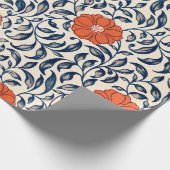 CHINESISCHES FLORALLPATTERPAPIER GESCHENKPAPIER (Ecke)