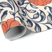 CHINESISCHES FLORALLPATTERPAPIER GESCHENKPAPIER (Rolleneckpunkt)