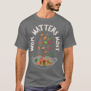 Chinesisches Food Asian Wok Cooking Feinschmecker T-Shirt