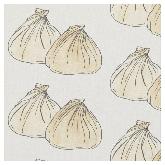 Chinesisches Food Shumai Dumplings Dim Sum Restaur Stoff (Nahaufnahme)