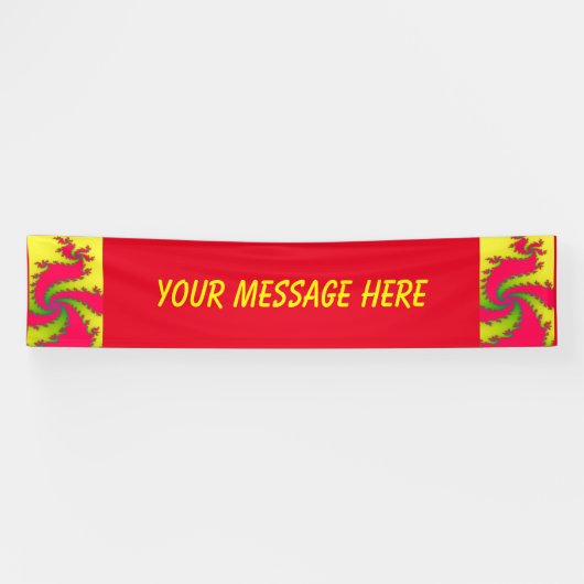 Chinesisches Fraktal für Neujahrsdrache Banner (Horizontal)